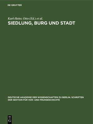 cover image of Siedlung, Burg und Stadt